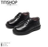 Giày Bé Trai Da Bò Nguyên Tấm (26-40)