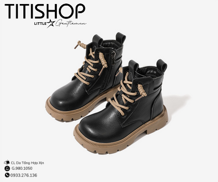 Giày Boot Bé Trai & Gái Ver 2