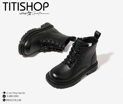 Giày Boot Bé Trai & Gái Ver 2