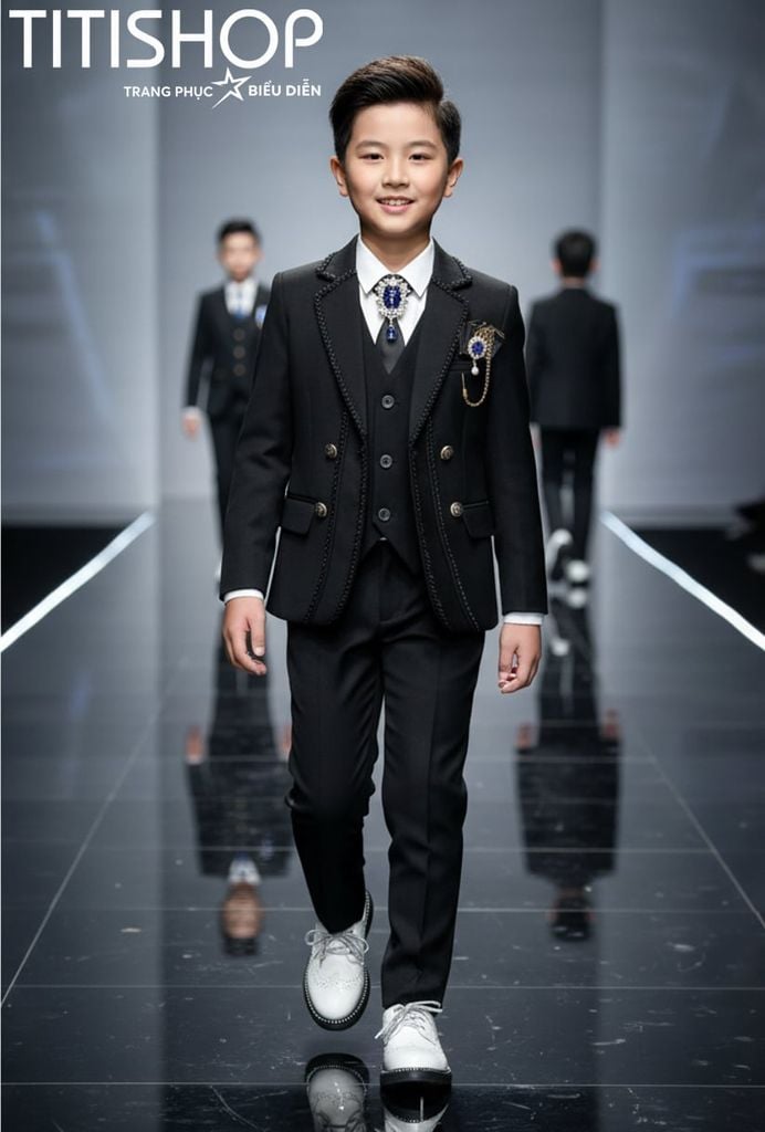 Vest Biểu Diễn Catwalk Bé Trai Titishop
