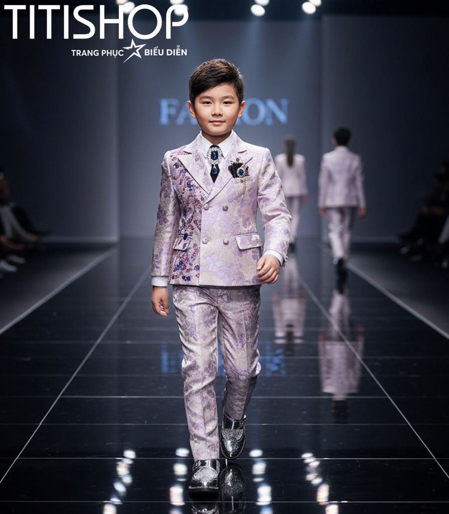 Vest Biểu Diễn Catwalk Bé Trai Titishop