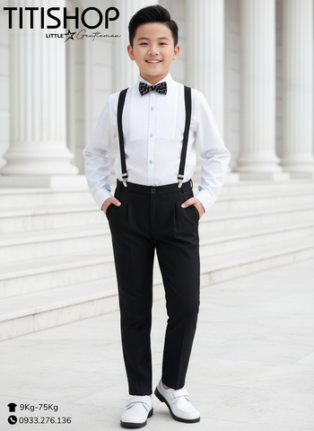 Bộ Sơ Mi & Quần Trẻ Em Bé Lớn TITISHOP ( 35-75KG)