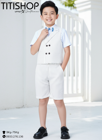 Bộ Sơ Mi & Quần Trẻ Em Bé Lớn TITISHOP ( 35-75KG)
