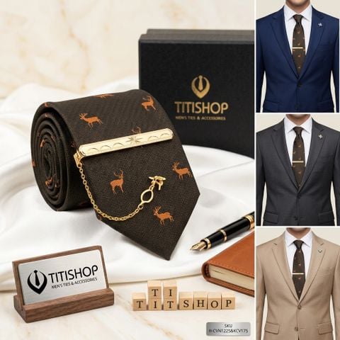Bộ 2 Món Cavat  & Kẹp Cavat TITISHOP - 013