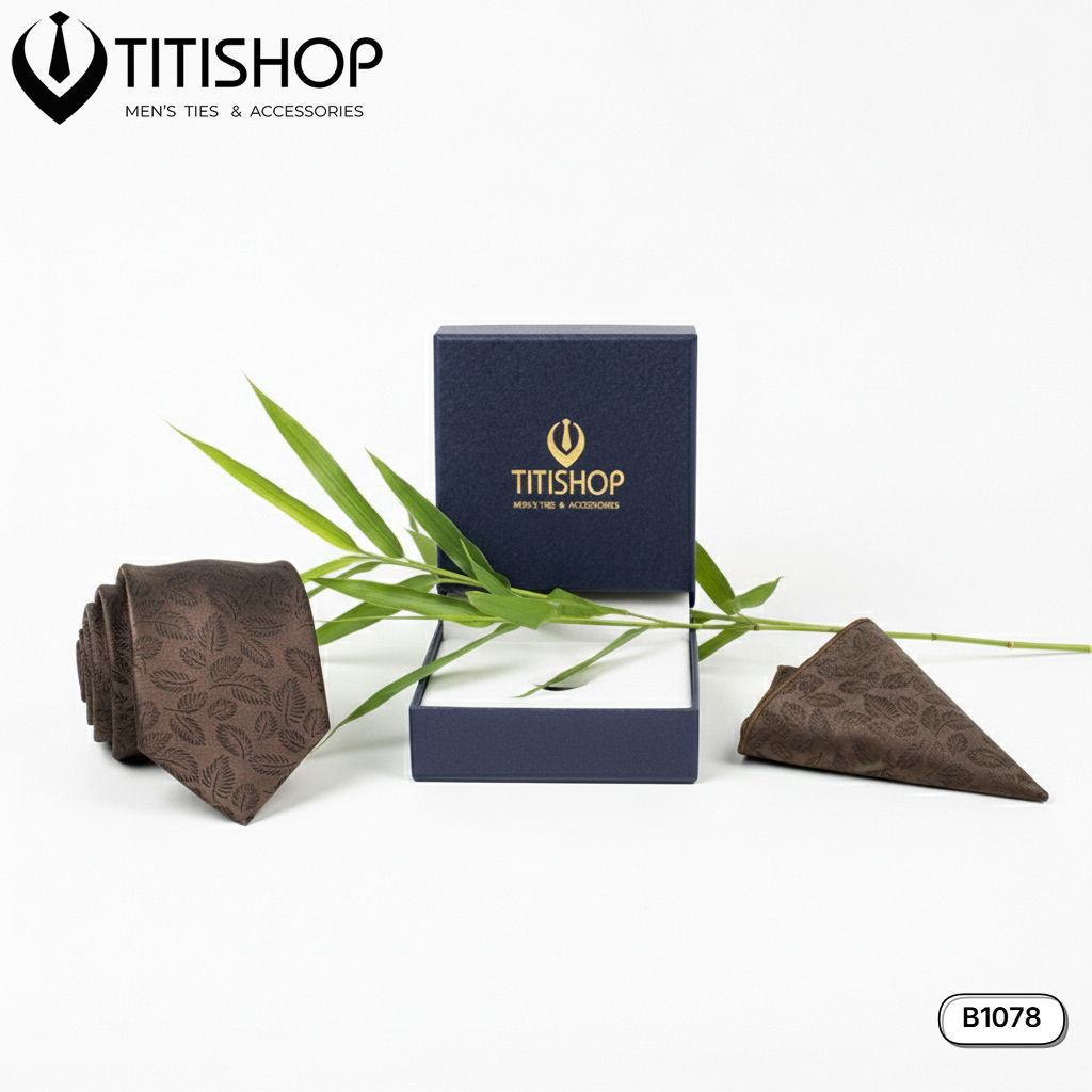 Sét Bộ Cavat & Khăn Cài 1078 TITISHOP