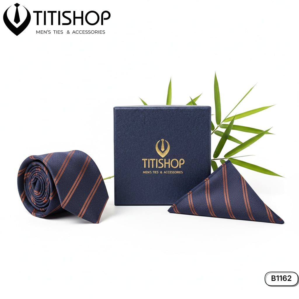 Sét Bộ Cavat & Khăn Cài 1162 TITISHOP