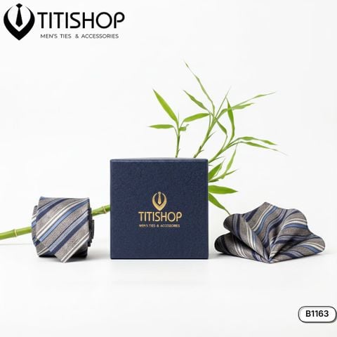 Sét Bộ Cavat & Khăn Cài 1163 TITISHOP