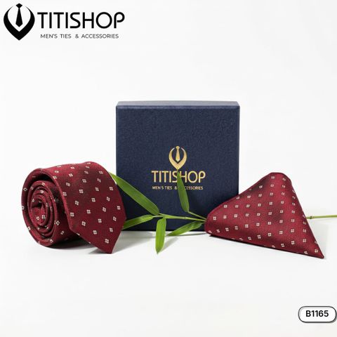 Sét Bộ Cavat & Khăn Cài 1165 TITISHOP