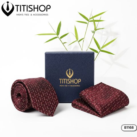 Sét Bộ Cavat & Khăn Cài 1168 TITISHOP