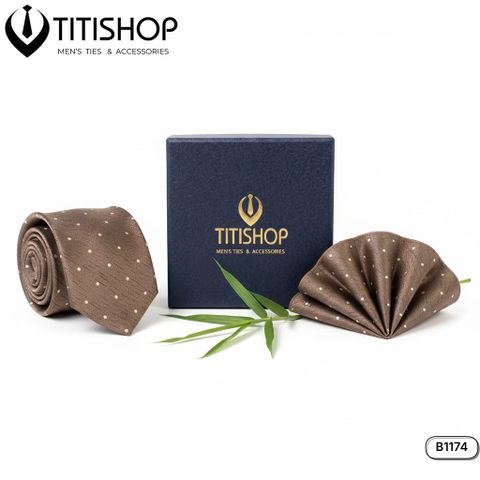 Sét Bộ Cavat & Khăn Cài 1174 TITISHOP