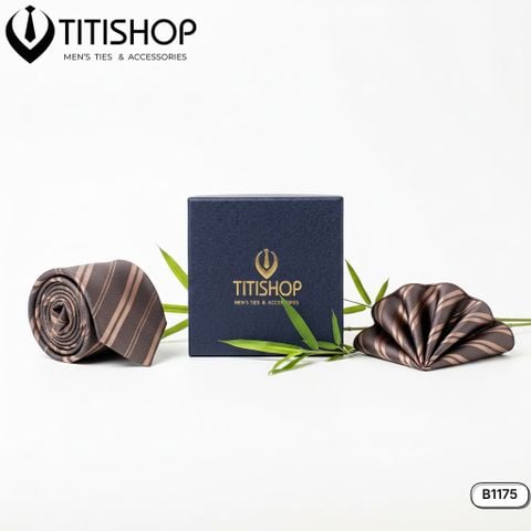 Sét Bộ Cavat & Khăn Cài 1175 TITISHOP