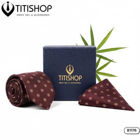 Sét Bộ Cavat & Khăn Cài 1176 TITISHOP