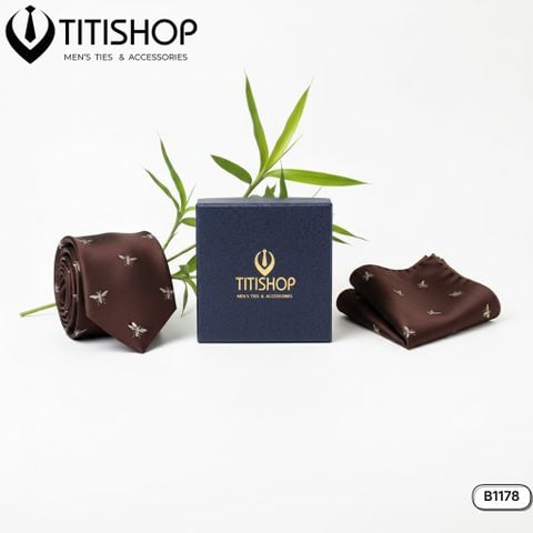 Sét Bộ Cavat & Khăn Cài 1178 TITISHOP