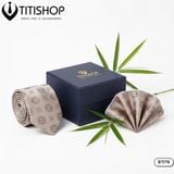 Sét Bộ Cavat & Khăn Cài 1179 TITISHOP