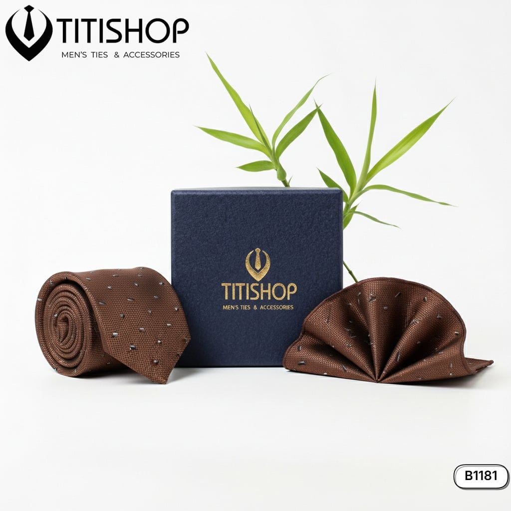 Sét Bộ Cavat & Khăn Cài 1181 TITISHOP