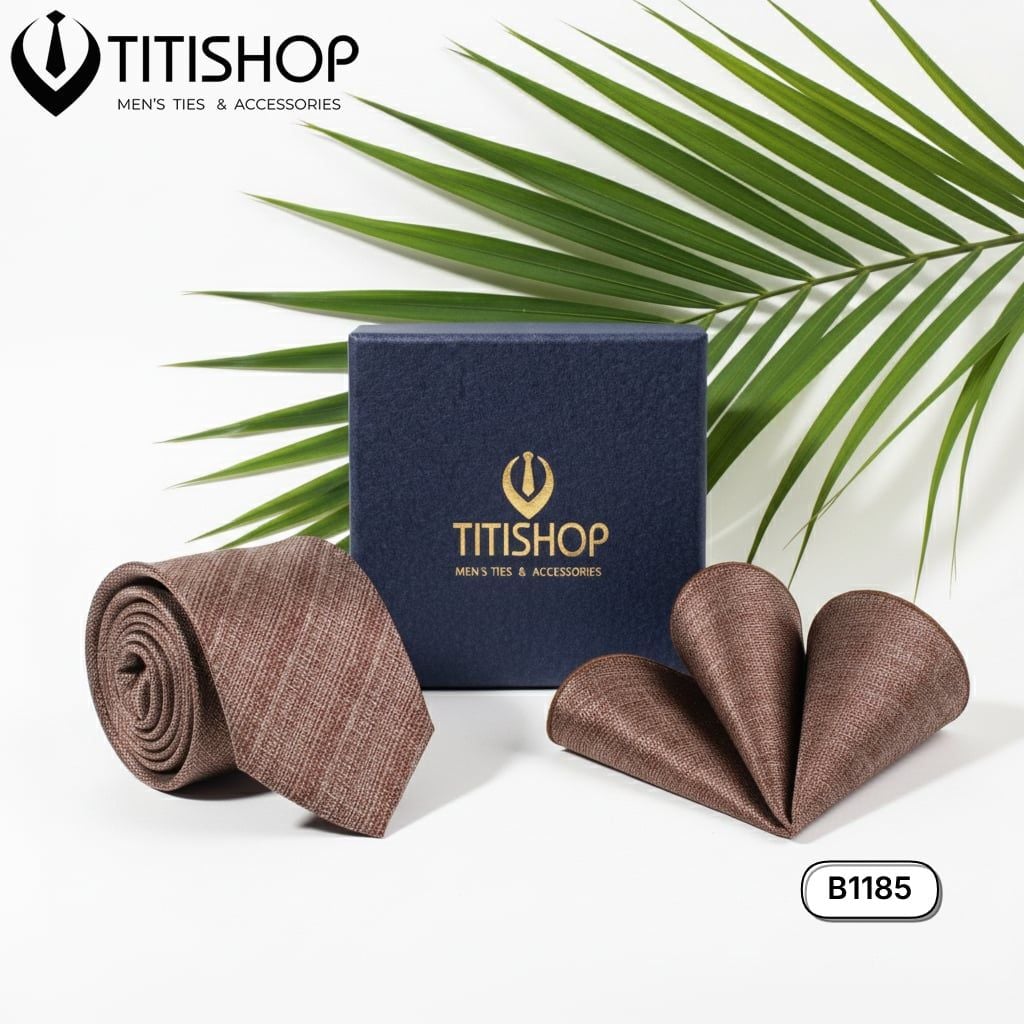 Sét Bộ Cavat & Khăn Cài 1185 TITISHOP