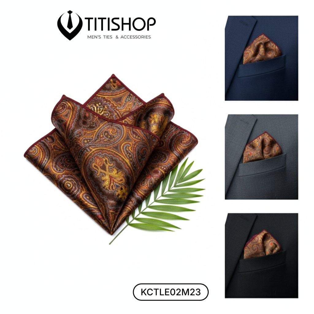 Pocket Square Titishop (Khăn Cài Túi ) - 018