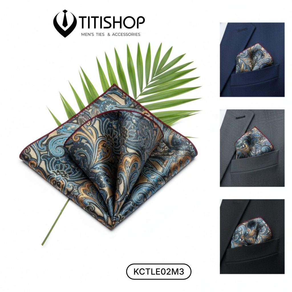 Pocket Square Titishop (Khăn Cài Túi ) - 019