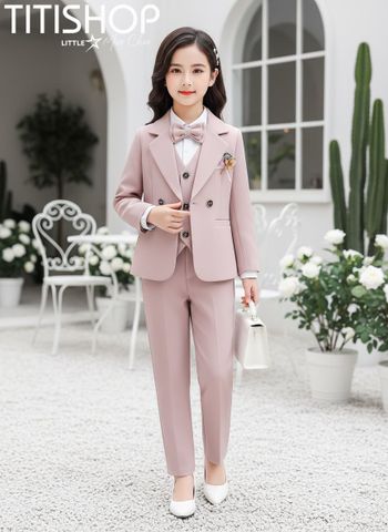 Bộ Vest Bé Gái TiTiShop (90-170)