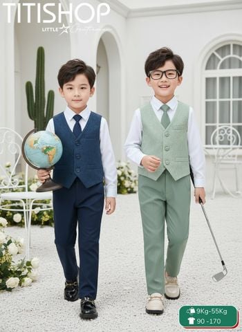 BỘ GHILE BÉ TRAI, GHILE ANH EM TITISHOP ( KT ) 08-55kg