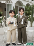 BỘ BLAZER BÉ TRAI, BLAZER ANH EM TITISHOP ( KT ) 09-55kg