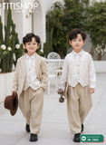 BỘ BLAZER BÉ TRAI, BLAZER ANH EM TITISHOP ( KT ) 09-55kg