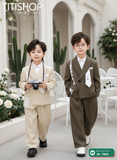 BỘ BLAZER BÉ TRAI, BLAZER ANH EM TITISHOP ( KT ) 09-55kg