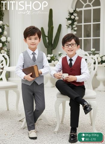 BỘ GHILE BÉ TRAI, GHILE ANH EM TITISHOP ( KT ) 08-55kg
