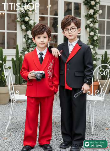 BỘ BLAZER BÉ TRAI, BLAZER ANH EM TITISHOP ( KT ) 09-55kg
