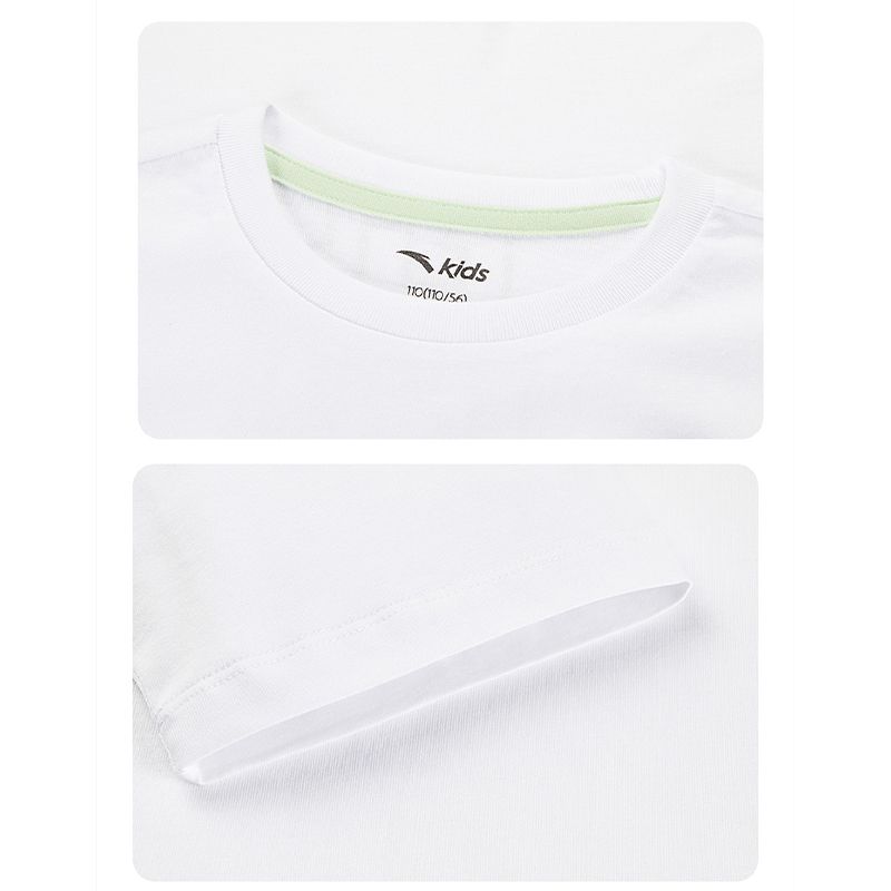 Áo Phông Ngắn Tay Thể Thao Thời Trang Bé Trai Anta Kids Skate 3524B9116