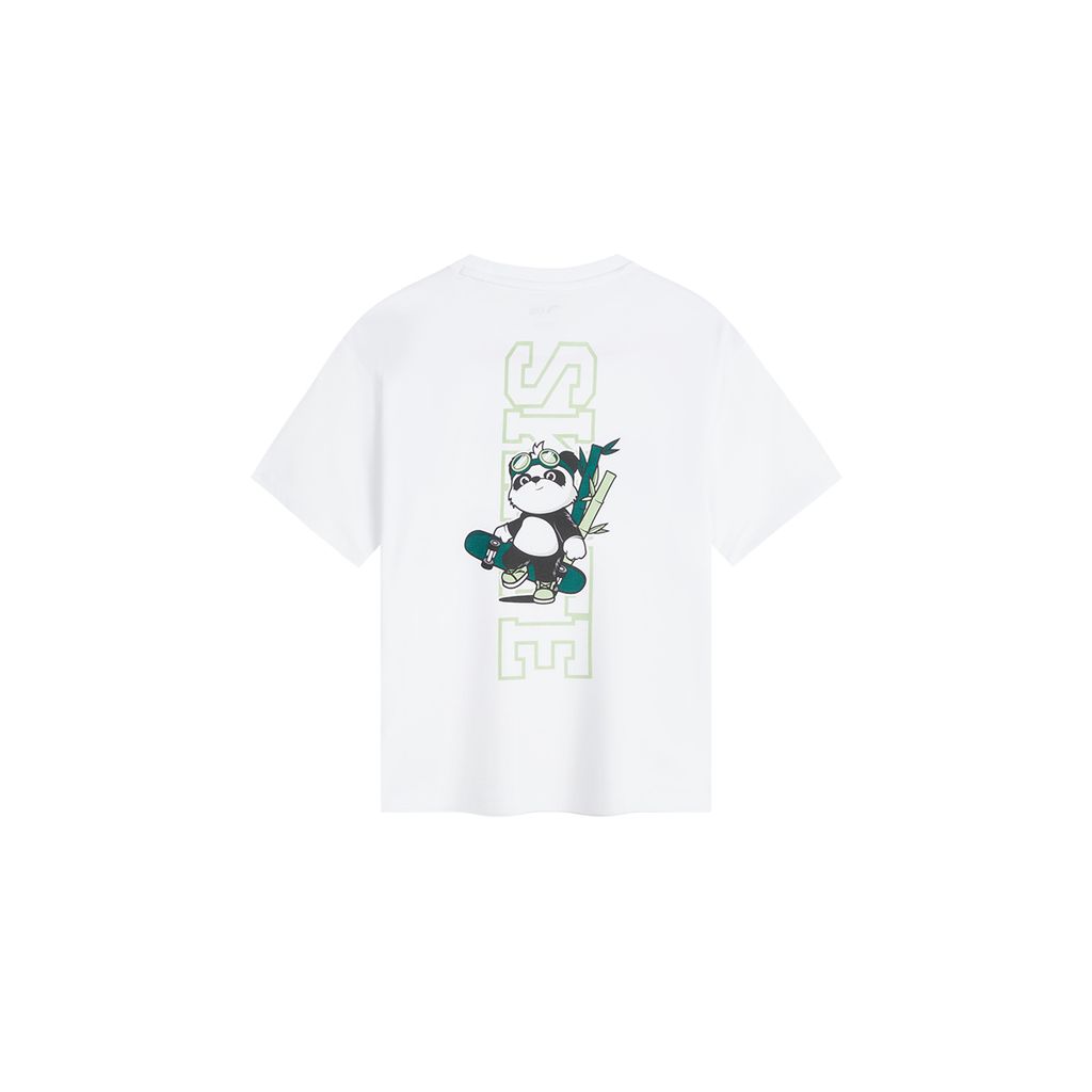 Áo Phông Ngắn Tay Thể Thao Thời Trang Bé Trai Anta Kids Skate 3524B9116