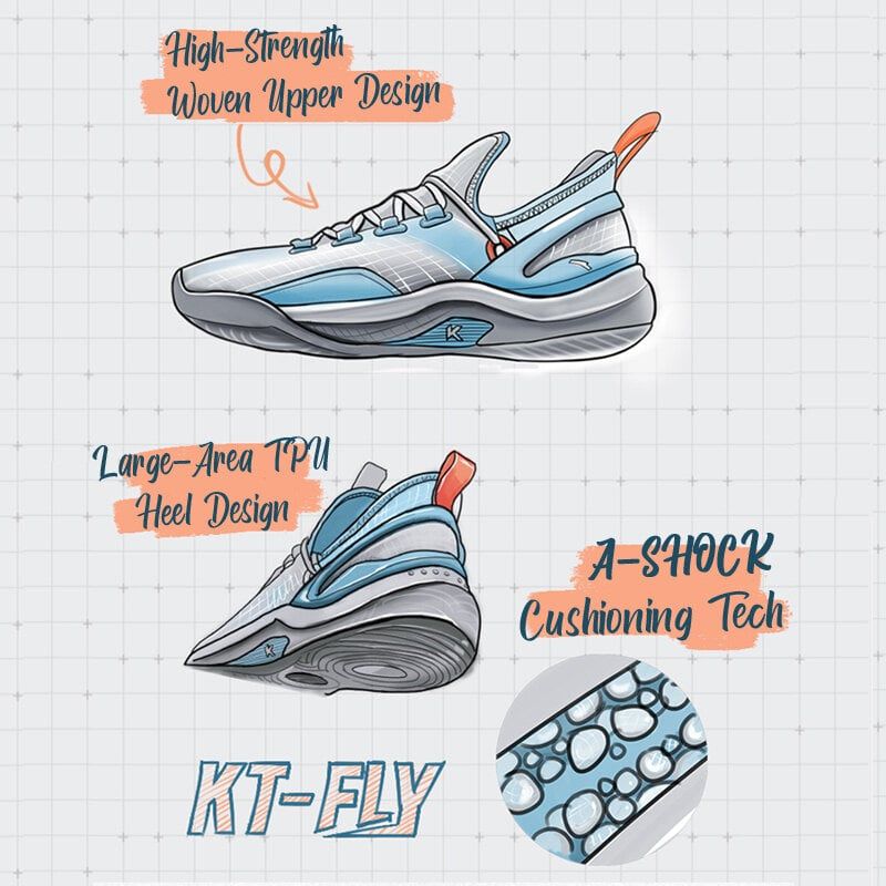 Giày Bóng Rổ Nam KT FLY ANTA 1124F1606-1