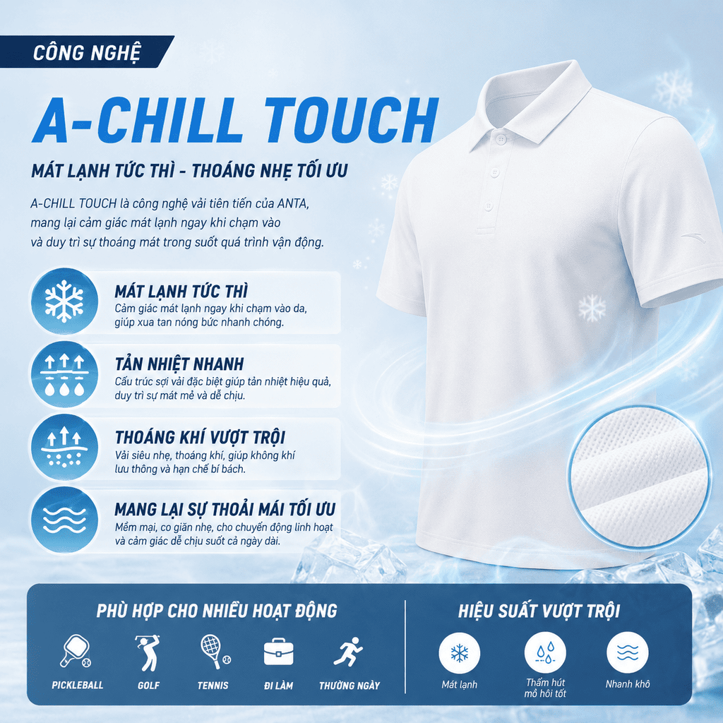Áo Polo Thể Thao Nam ANTA 1524C7167AU-1