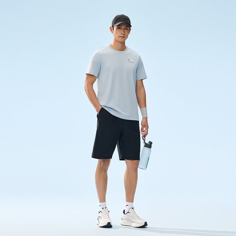 Áo Phông Ngắn Tay Thể Thao Nam Anta 1525B7158-2
