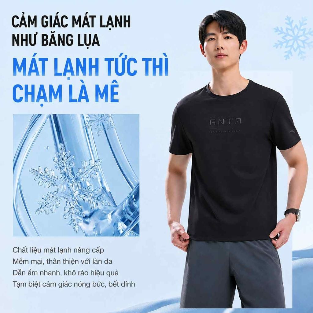 Áo Thun Thể Thao Nam ANTA 1526B7122-5