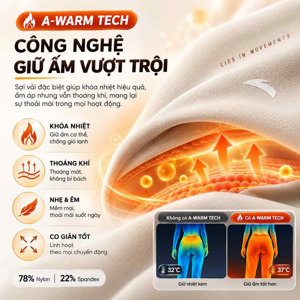 Quần Dài Thể Thao Nữ ANTA 162547301U-1