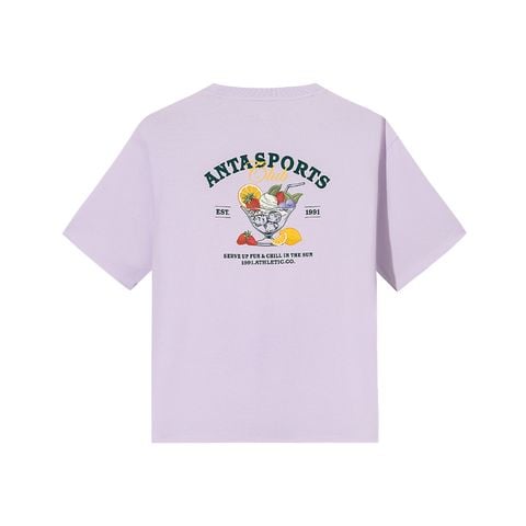 Áo Thun Ngắn Tay Thể Thao Nữ ANTA 1625C8112-3