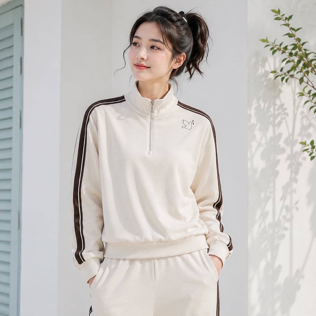 Áo Sweater Thể Thao Nữ ANTA 1625D8715-1