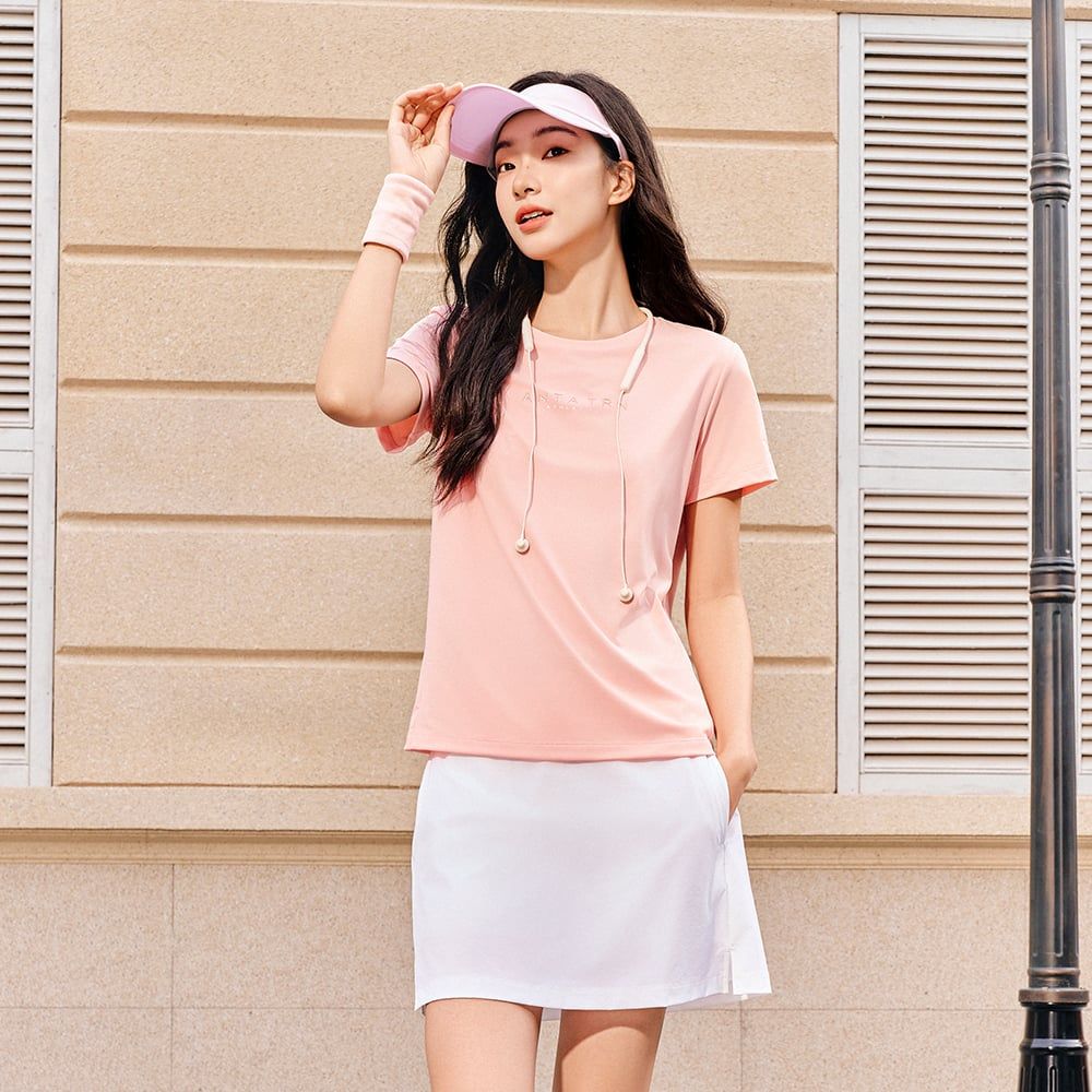 Áo Thun Ngắn Tay Thể Thao Nữ Cold Brew ANTA 1626B7119-5