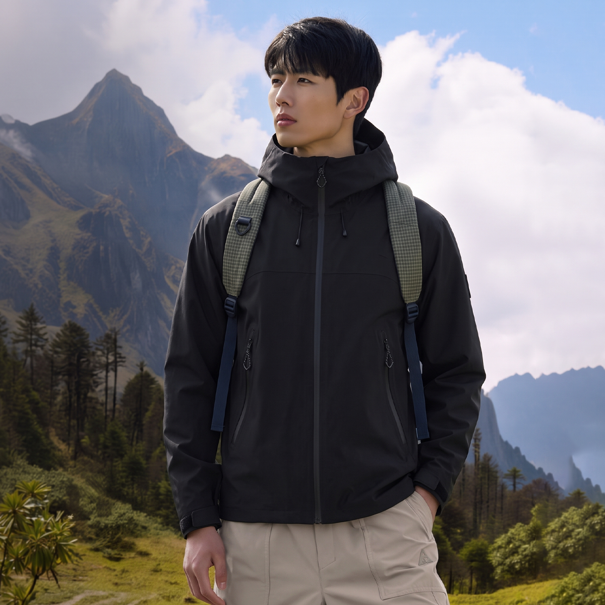 Áo Khoác Thể Thao Chống Nước Unisex ANTA Outdoor 1726C6602-8