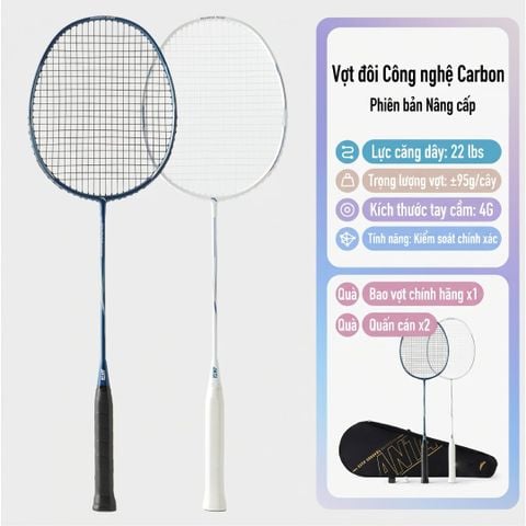 Bộ 2 Vợt Cầu Lông HYPERATOM C500 ANTA 1825115620-1