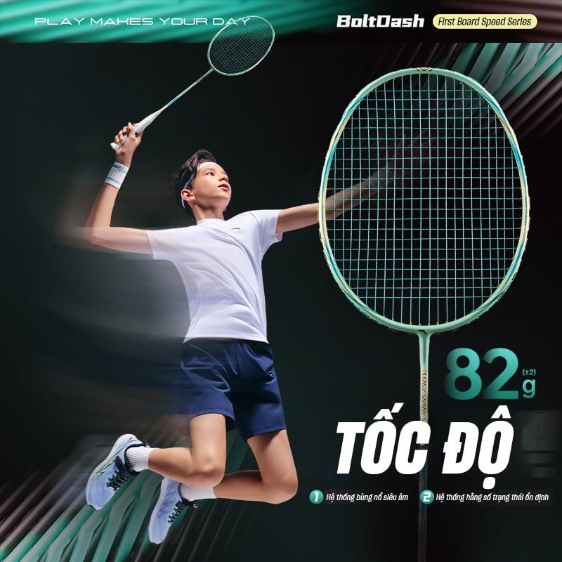 [Live] Vợt Cầu Lông Bolt Dash BD600 Anta (V11) 1825315602R-2
