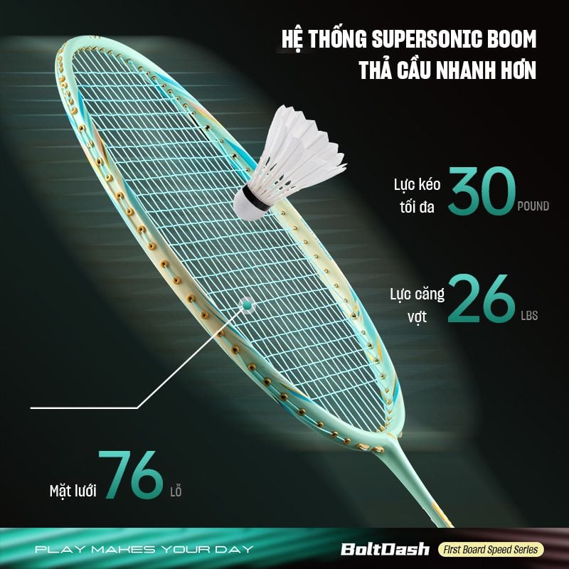 Vợt Cầu Lông Bolt Dash BD600 Anta 1825315602R-2