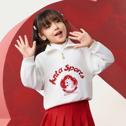 Áo Sweater Thời Trang Bé Gái Anta Kids 3626A9749-3