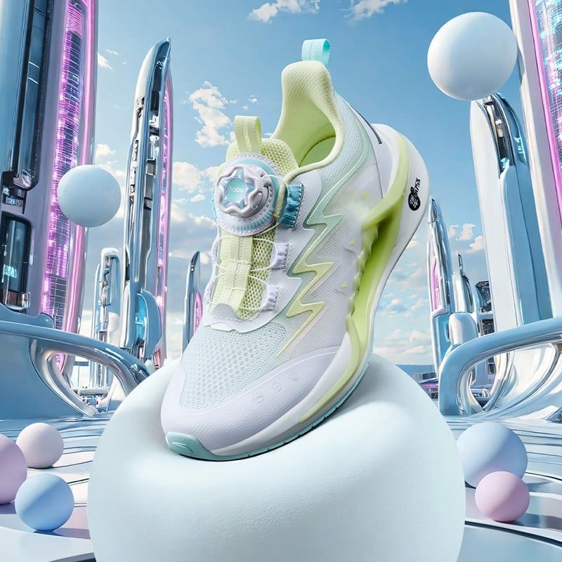 Giày Chạy Thể Thao Bé Gái Size 33-39 Anta Kids Enduring Wind 7.0 3225B5518-2