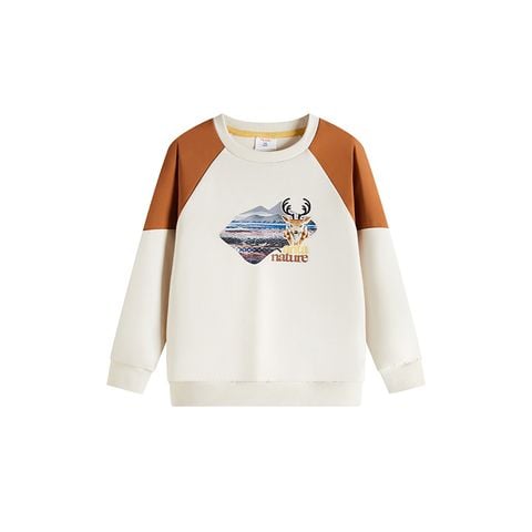 Áo Phông Dài Tay Thời Trang Thể Thao Bé Trai Anta Kids 3525A9704