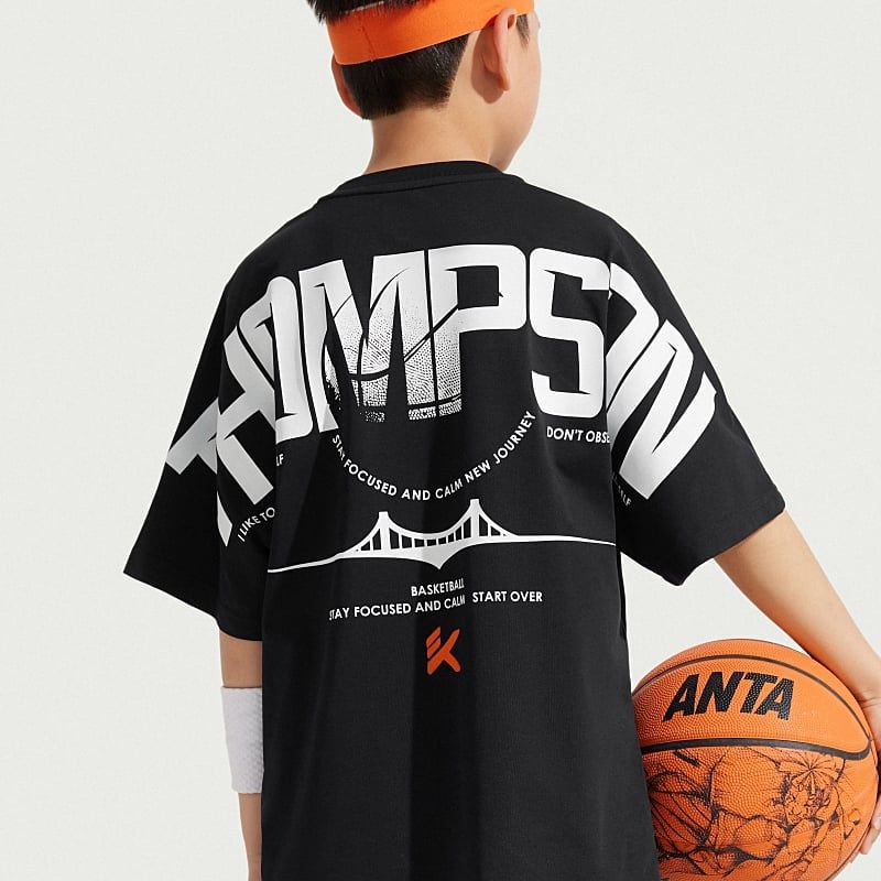 Áo Phông Ngắn Tay Thể Thao Bé Trai Anta Kids 352521102-4