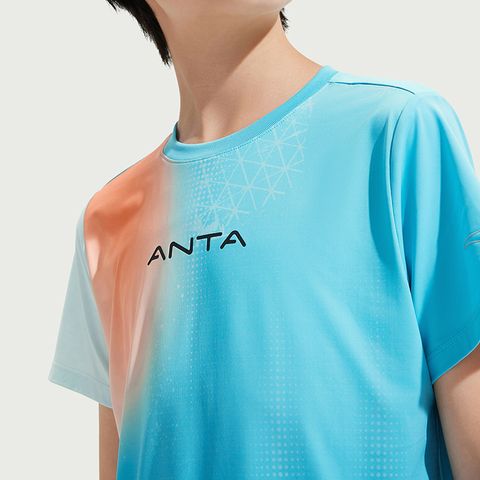 Áo Phông Ngắn Tay Bé Trai Anta Kids Running 3525B5103-4