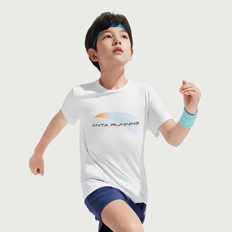 Áo Phông Thể Thao Bé Trai Anta Kids 3525B5104-1