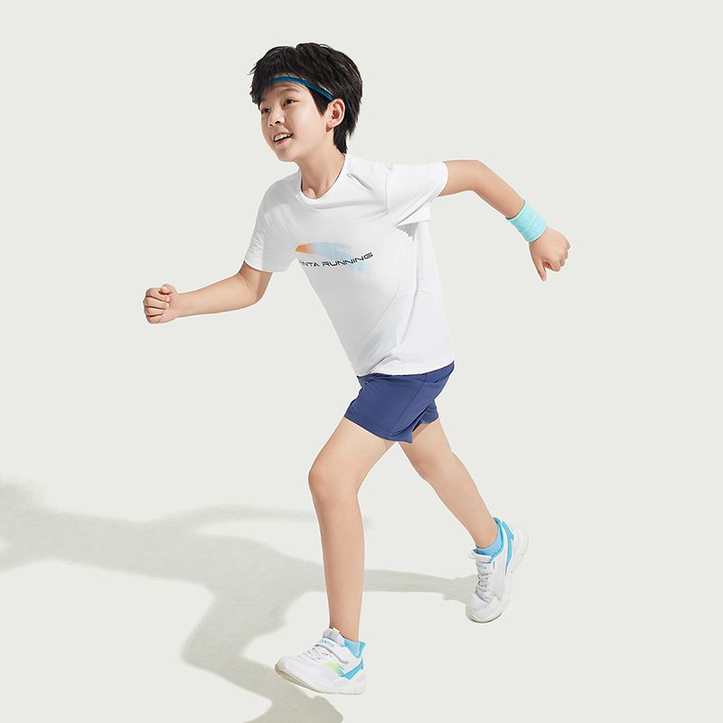 Áo Phông Thể Thao Bé Trai Anta Kids 3525B5104-1